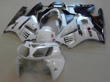 Carénage Kawasaki ZX12R 02-06 - Blanc Monster en Ligne