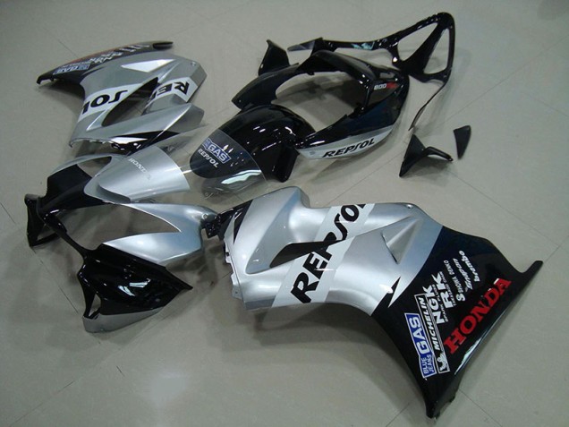 Carénage Honda VFR 800 02-13 - Argent Repsol Carénage Honda VFR 800 02-13 - Argent Repsol