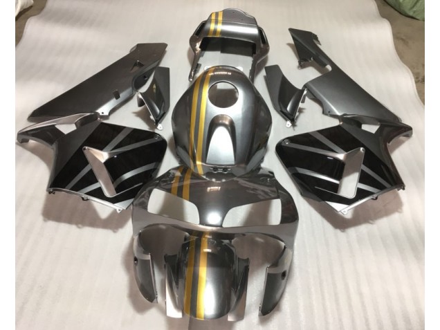 Carénage Honda CBR 600 RR 03-04 - Argent Or Noir