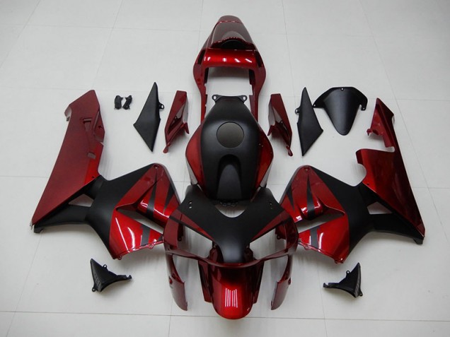 Carrosserie Honda CBR 600 RR 03-04 - Rouge Noir Carrosserie Honda CBR 600 RR 03-04 - Rouge Noir