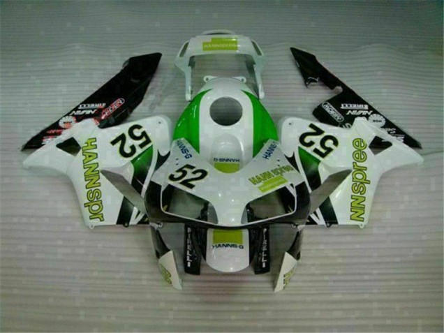Carénage Honda CBR 600 RR 03-04 - Vert Blanc Noir Carénage Honda CBR 600 RR 03-04 - Vert Blanc Noir