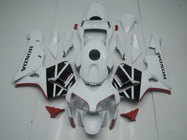 Carénage Honda CBR 600 RR 03-04 - Blanc Noir Carénage Honda CBR 600 RR 03-04 - Blanc Noir