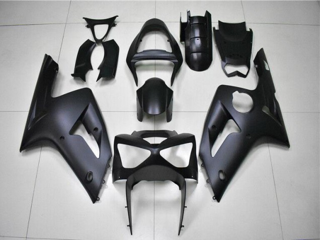 Carénage Kawasaki ZX6R 03-04 - Noir Mat