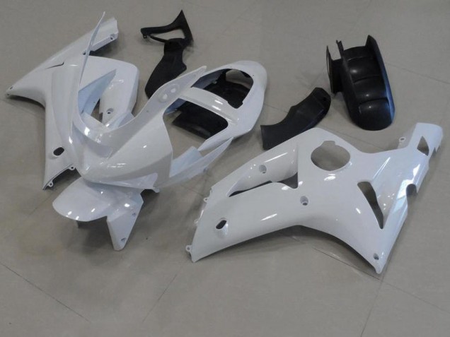 Carénage Kawasaki ZX6R 03-04 - Blanc Carénage Kawasaki ZX6R 03-04 - Blanc
