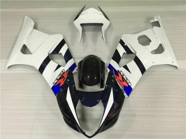 Kit Carénages Suzuki GSXR 1000 K3 03-04 - Blanc Noir Kit Carénages Suzuki GSXR 1000 K3 03-04 - Blanc Noir
