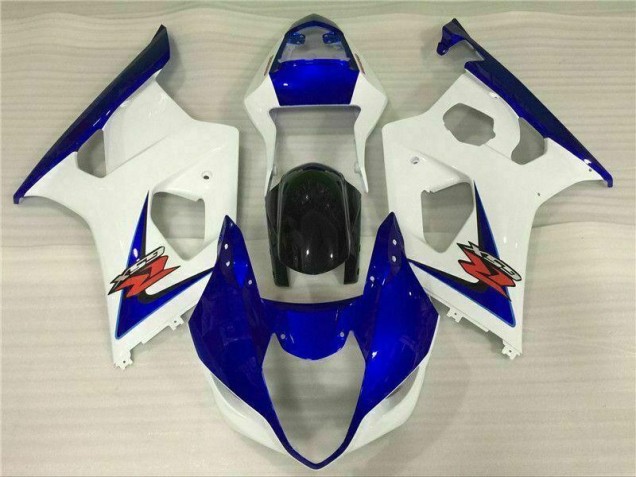 Carénage Suzuki GSXR 1000 K3 03-04 - Blanc Bleu
