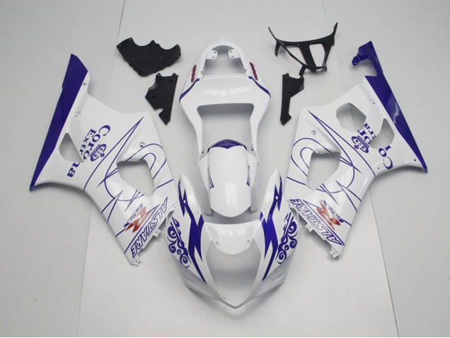 Carénage Suzuki GSXR 1000 K3 03-04 - Bleu Whie Corona Carénage Suzuki GSXR 1000 K3 03-04 - Bleu Whie Corona