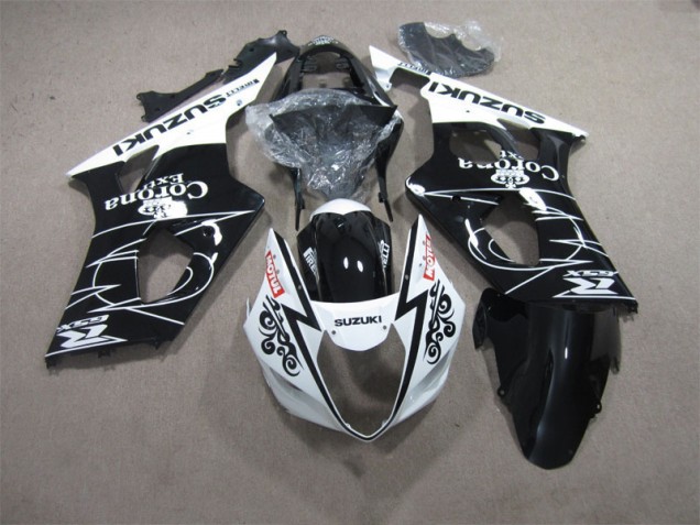 Carénage Suzuki GSXR 1000 K3 03-04 - Noir Blanc Corona Extra Motul Carénage Suzuki GSXR 1000 K3 03-04 - Noir Blanc Corona Extra Motul