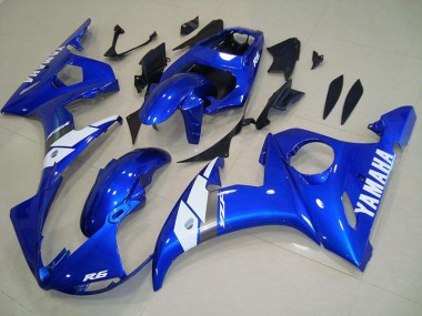 Carénage Yamaha R6 03-05 - Bleu en Ligne