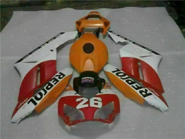 Carénage Honda CBR 1000 RR 04-05 - Orange Rouge Repsol 26 en Ligne