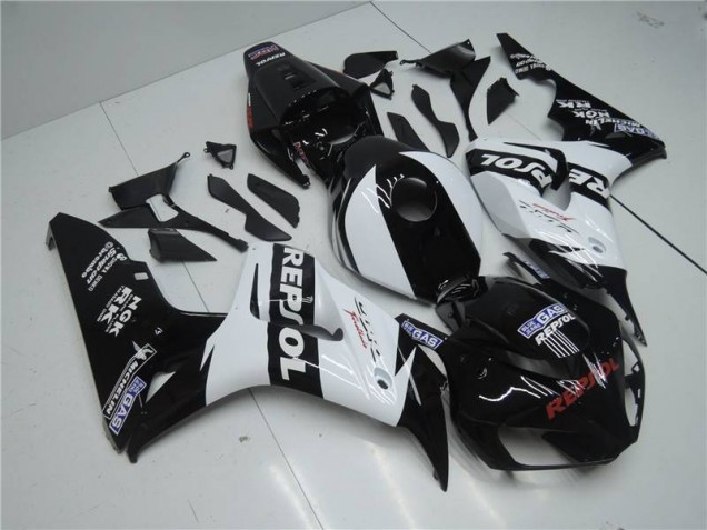 Carénage Honda CBR 1000 RR 04-05 - Blanc Repsol Noir Carénage Honda CBR 1000 RR 04-05 - Blanc Repsol Noir