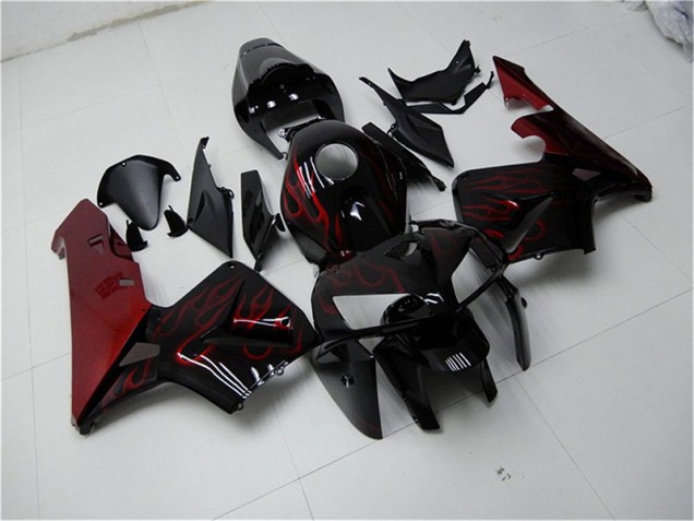 Carénage Honda CBR 600 RR 05-06 - Rouge Flamme Noir