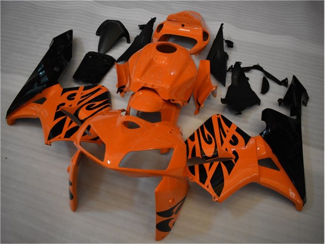 Carénages Honda CBR 600 RR 05-06 - Orange Noir