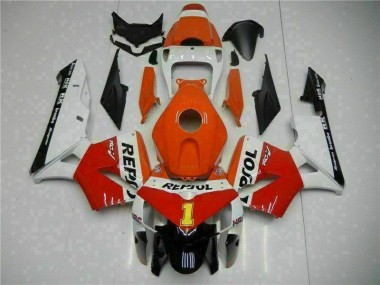 Carénage Honda CBR 600 RR 05-06 - Orange Repsol en Ligne