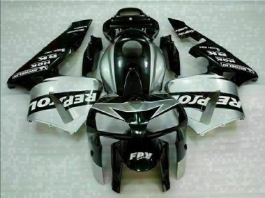 Carénage Honda CBR 600 RR 05-06 - Noir Argent Repsol en Ligne
