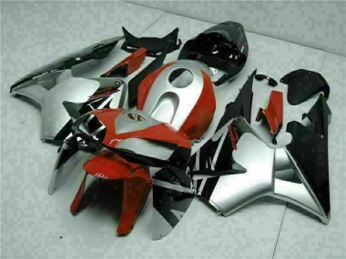 Carénage Honda CBR 600 RR 05-06 - Noir Argent Rouge en Ligne