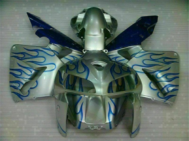 Carénage Honda CBR 600 RR 05-06 - Blanc Bleu Flamme
