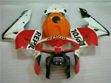 Carénages Honda CBR 600 RR 05-06 - Orange Noir Repsol en Ligne