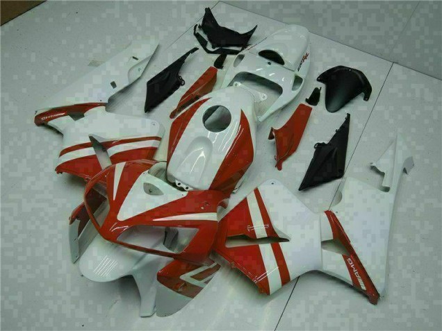 Carénages Honda CBR 600 RR 05-06 - Blanc Rouge