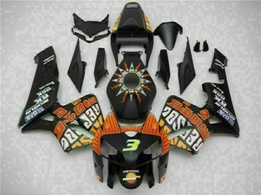 Kit Carénages & Plastique Honda CBR 600 RR 05-06 - Noir en Ligne