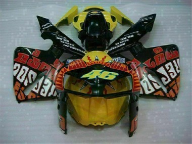 Carénage Honda CBR 600 RR 05-06 - Noir Rouge Jaune 46 en Ligne