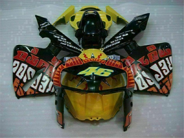 Carénage Honda CBR 600 RR 05-06 - Noir Rouge Jaune 46 Carénage Honda CBR 600 RR 05-06 - Noir Rouge Jaune 46