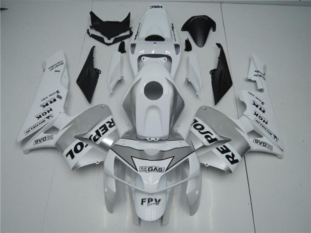 Carénage Honda CBR 600 RR 05-06 - Blanc Argent Noir Repsol Carénage Honda CBR 600 RR 05-06 - Blanc Argent Noir Repsol