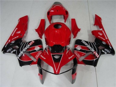 Kit Carénages & Plastique Honda CBR 600 RR 05-06 - Rouge Noir en Ligne