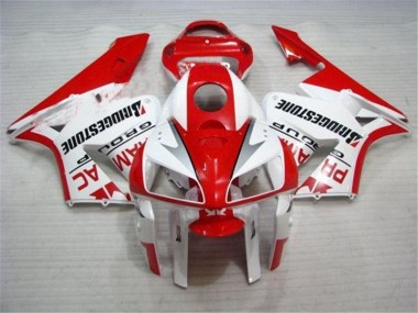 Kit Carénages Honda CBR 600 RR 05-06 - Rouge Blanc en Ligne