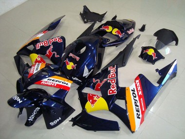 Carénage Honda CBR 600 RR 05-06 - Bleu Foncé Red Bull Repsol en Ligne