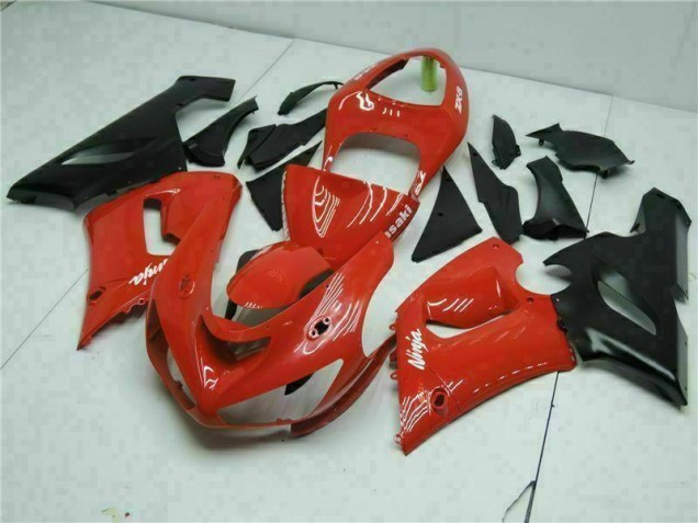 Carénages Kawasaki ZX6R 05-06 - Rouge