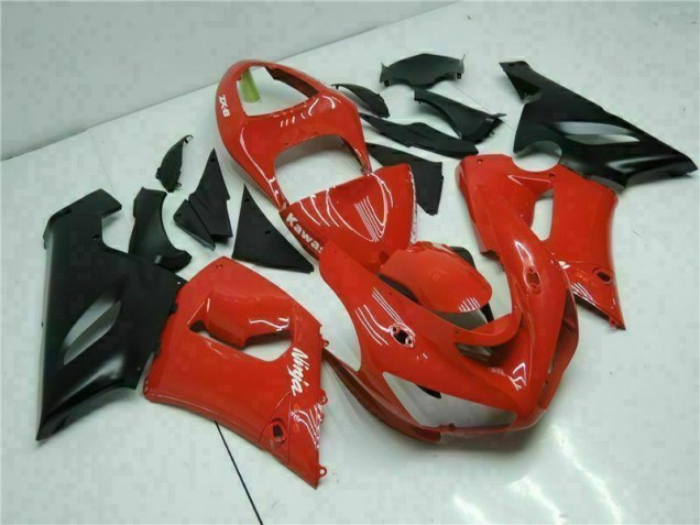 Carénages Kawasaki ZX6R 05-06 - Rouge