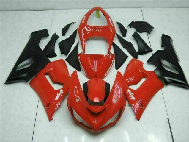 Carénages Kawasaki ZX6R 05-06 - Rouge