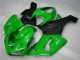 Carénage Kawasaki ZX6R 05-06 - Vert Noir Mat