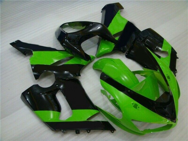 Carénage Kawasaki ZX6R 05-06 - Vert Noir Carénage Kawasaki ZX6R 05-06 - Vert Noir