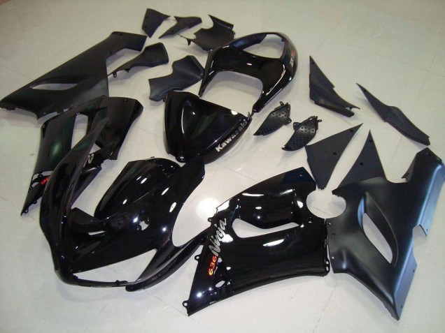 Kit Carénages Kawasaki ZX6R 05-06 - Noir Kit Carénages Kawasaki ZX6R 05-06 - Noir
