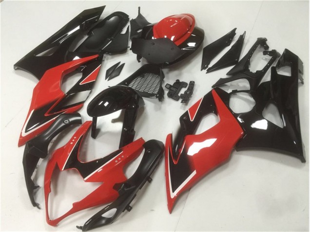 Kit Carénages Suzuki GSXR 1000 K5 05-06 - Rouge Noir Kit Carénages Suzuki GSXR 1000 K5 05-06 - Rouge Noir