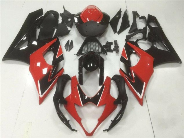 Kit Carénages Suzuki GSXR 1000 K5 05-06 - Rouge Noir Kit Carénages Suzuki GSXR 1000 K5 05-06 - Rouge Noir