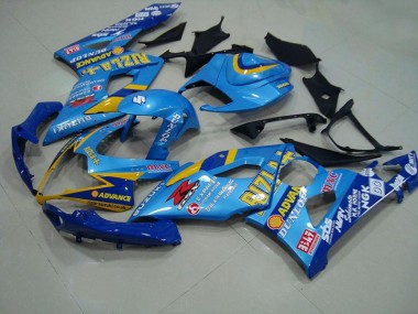 Carénage Suzuki GSXR 1000 K5 05-06 - Light Bleu Rizla en Ligne