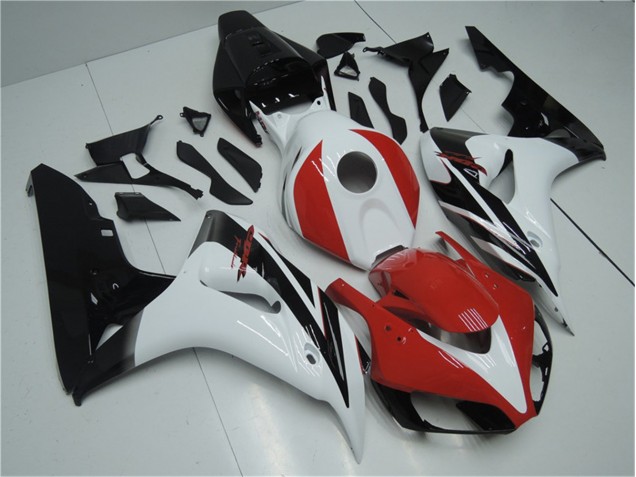 Carénages Honda CBR 1000 RR 06-07 - Rouge Blanc Noir