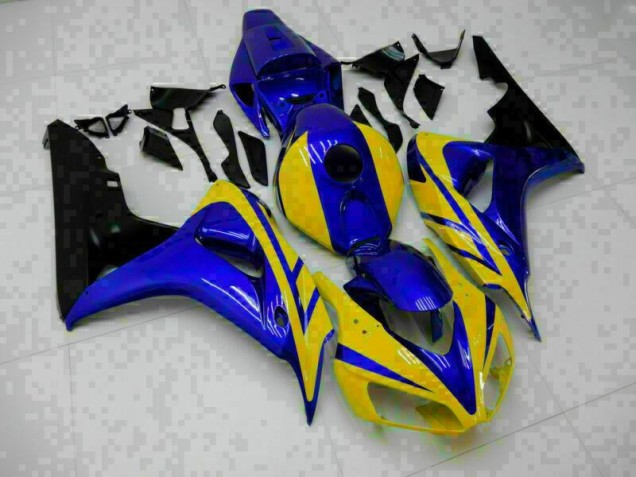 Carénage Honda CBR 1000 RR 06-07 - Bleu Jaune