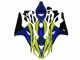 Carénage Honda CBR 1000 RR 06-07 - Bleu Jaune