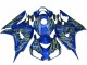 Carénage Honda CBR 1000 RR 06-07 - Jaune Flamme Bleu