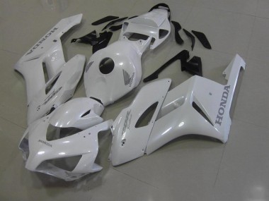 Carénage Honda CBR 1000 RR 06-07 - Blanc avec Argent Décalque en Ligne