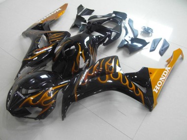 Carénage Honda CBR 1000 RR 06-07 - Or Flamme en Ligne