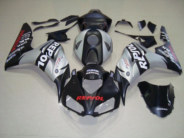 Carénages Honda CBR 1000 RR 06-07 - Noir Mat Argent Repsol