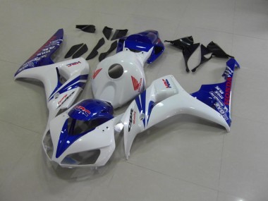 Carénage Honda CBR 1000 RR 06-07 - Blanc Nacré Bleu en Ligne