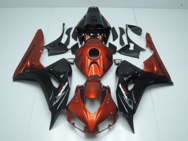 Carénage Honda CBR 1000 RR 06-07 - Orange et Noir en Ligne