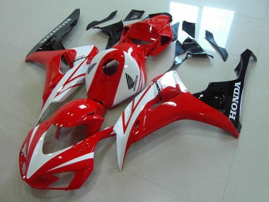 Carénage Honda CBR 1000 RR 06-07 - Rouge Blanc en Ligne