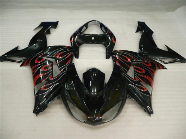 Carénage Kawasaki ZX10R 06-07 - Noir Gris Rouge Carénage Kawasaki ZX10R 06-07 - Noir Gris Rouge